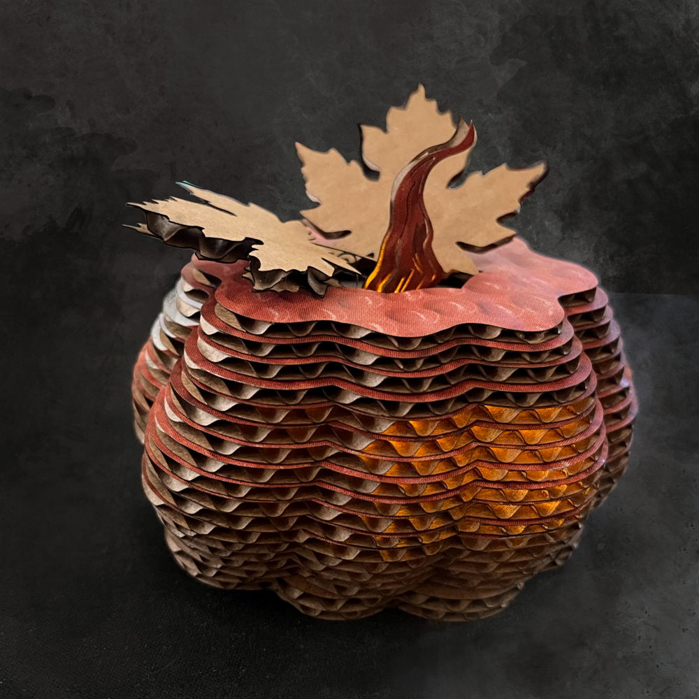Lanterna a zucca a LED - vero progetto zucca Atomm